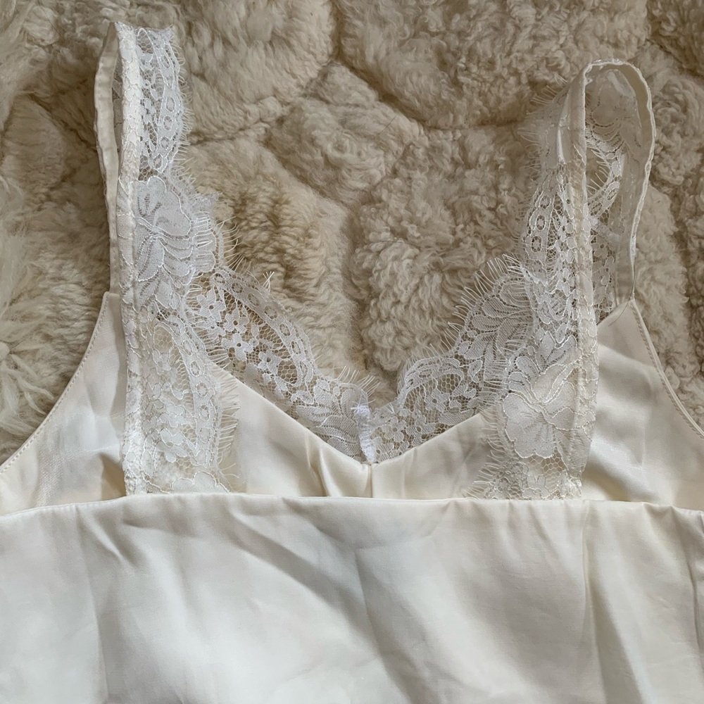Cream blouse / bodysuit